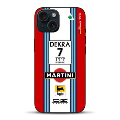 155 V6 TI #7 Nannini Alfa Corse DTM 1995 Livery - Custom phone case for iPhone