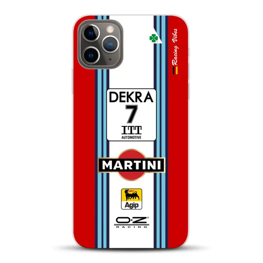 155 V6 TI #7 Nannini Alfa Corse DTM 1995 Livery - Individuelle Handyhülle für iPhone