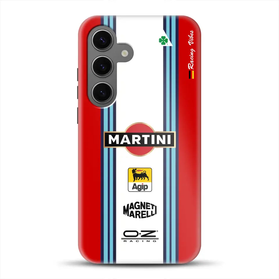 155 V6 TI #7 Nannini Alfa Corse DTM 1995 Livery – Custodia premium personalizzata per Samsung