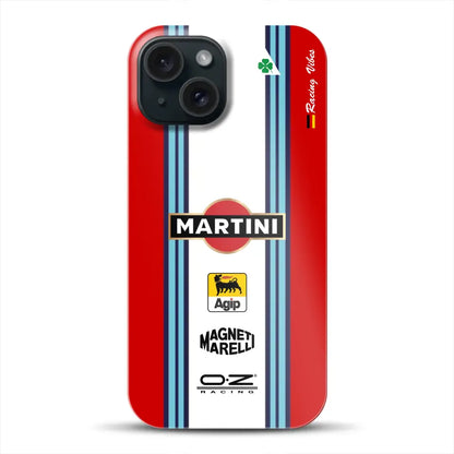 155 V6 TI #7 Nannini Alfa Corse DTM 1995 Livery -  Custodia rigida per iPhone