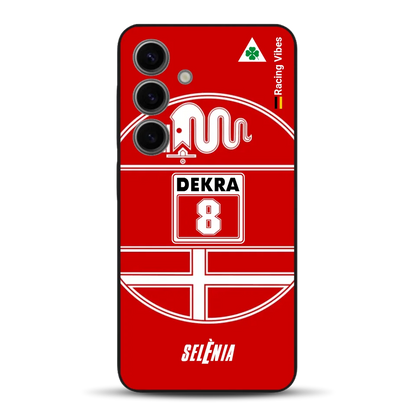 155 V6 TI #8 Larini DTM Champion 1993 Livery - Custodia per cellulare personalizzata per Samsung