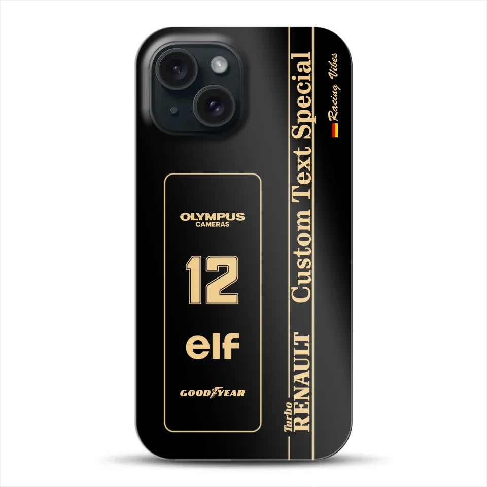 Lotus 97T/98T Senna F1 Livery – Custodia premium personalizzata per iPhone