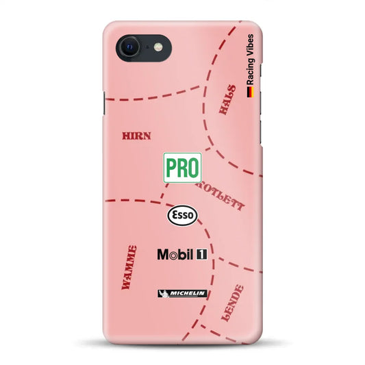 Pink Pig Porsche RSR Livery - Individuelle Hardcase Hülle für iPhone