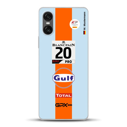 Gulf Porsche GT Livery - Custodia per cellulare personalizzata