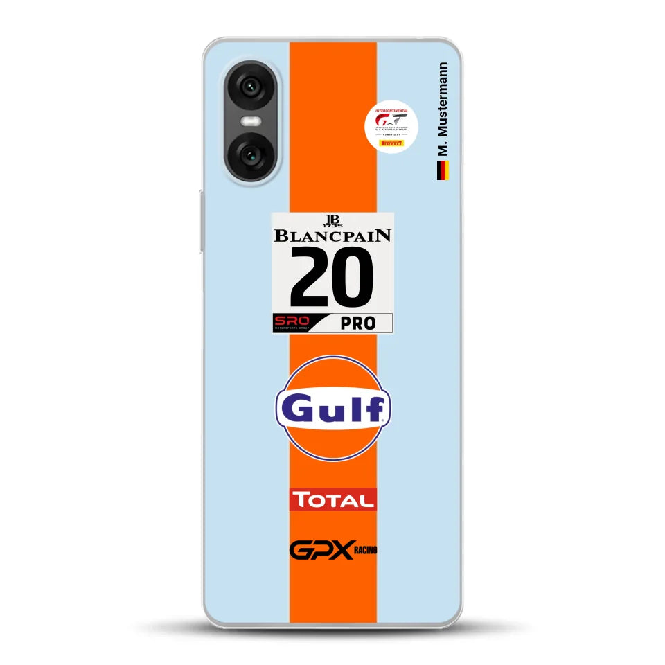 Gulf Porsche GT Livery - Custodia per cellulare personalizzata
