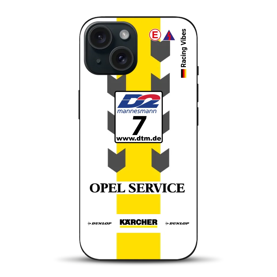 Astra V8 Coupé DTM #7 Team Phoenix 2000 Livery - Customized Mobile Phone Case for iPhone