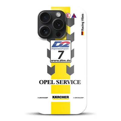 Astra V8 Coupé DTM #7 Team Phoenix 2000 Livery -  Hard case for iPhone