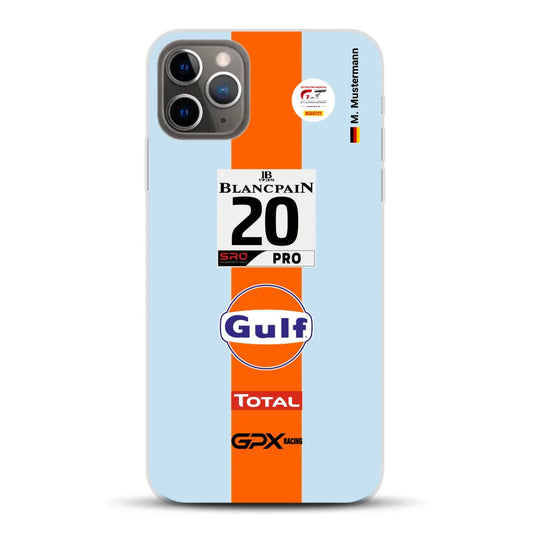 Gulf Porsche GT Livery - Individuelle Handyhülle für iPhone