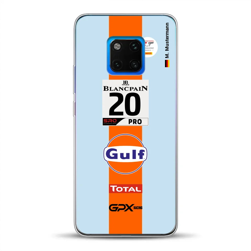 Gulf Porsche GT Livery - Custom phone case for Huawei