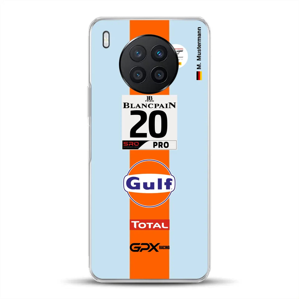 Gulf Porsche GT Livery - Custom phone case for Huawei