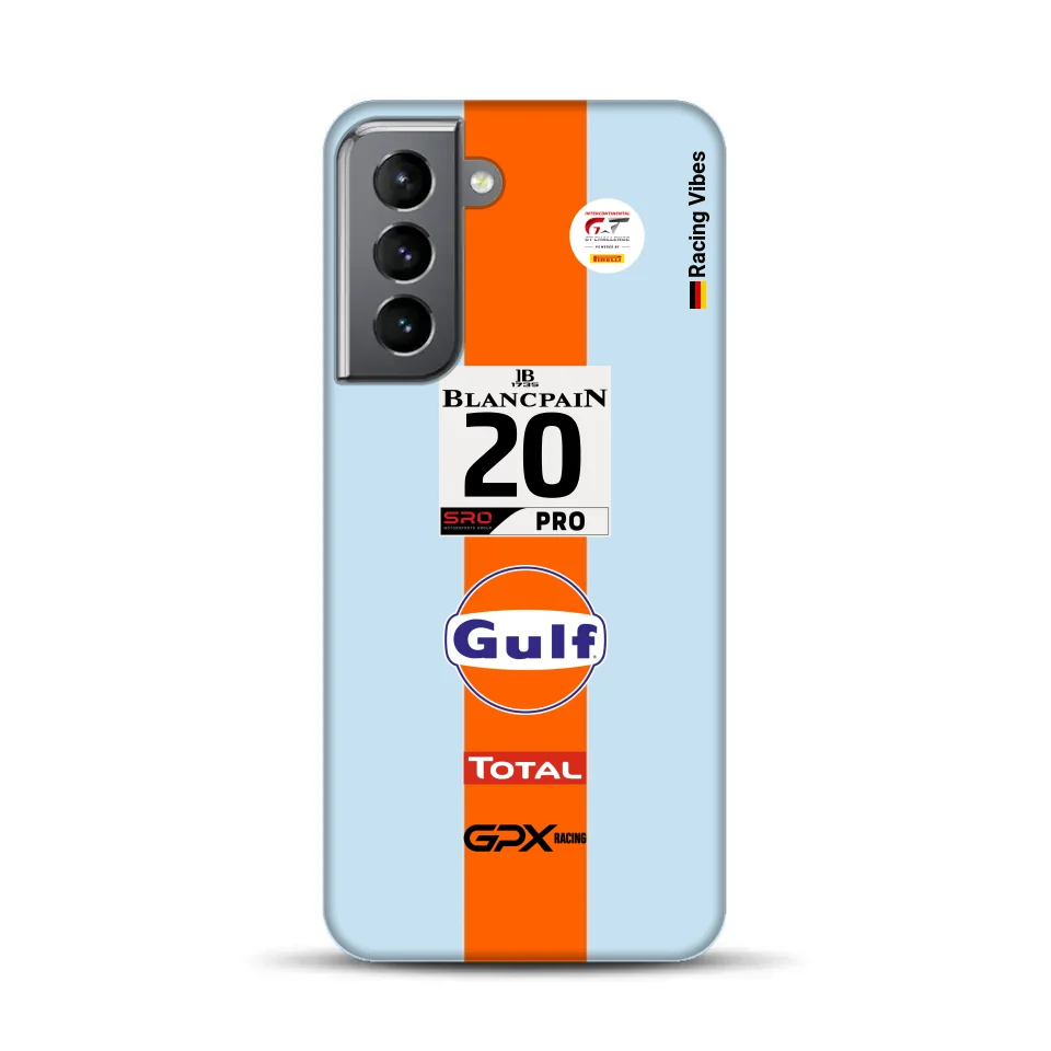 Gulf Porsche GT Livery - Customized premium case for Samsung