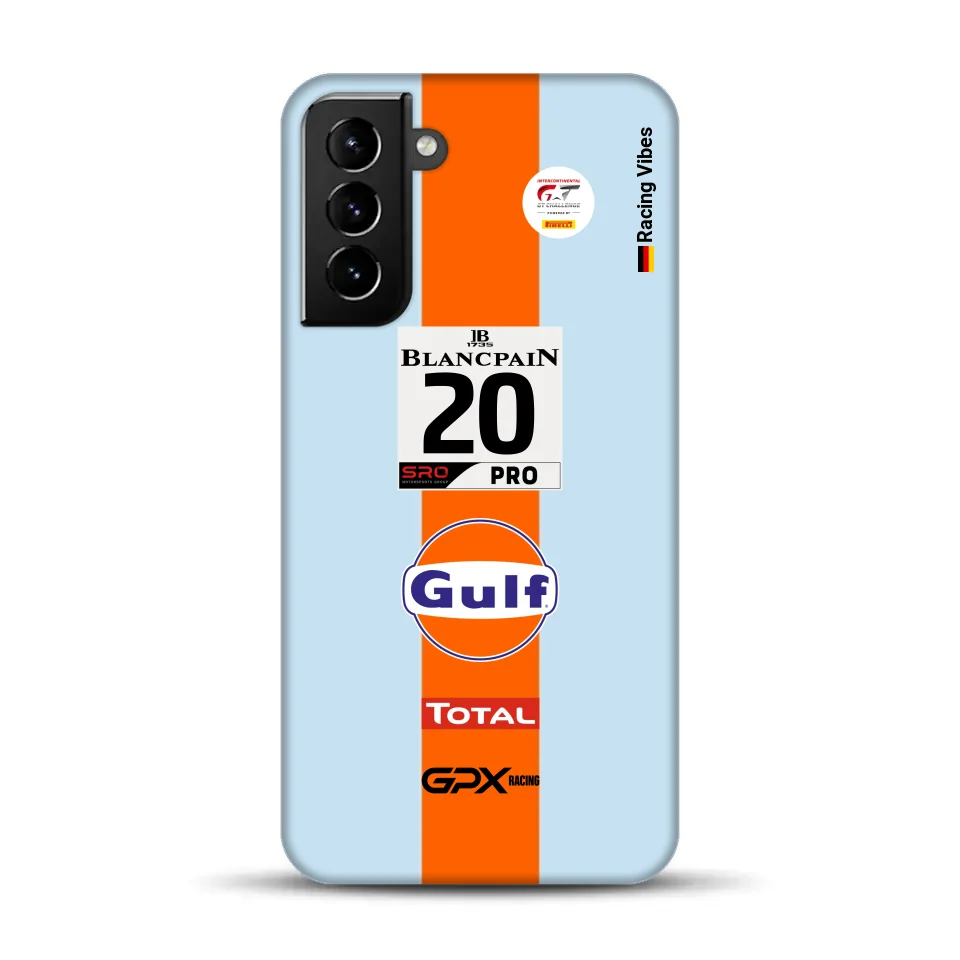 Gulf Porsche GT Livery - Customized premium case for Samsung