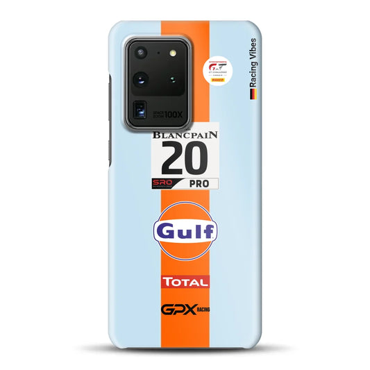 Gulf Porsche GT Livery - Individuelle Hardcase Hülle für Samsung