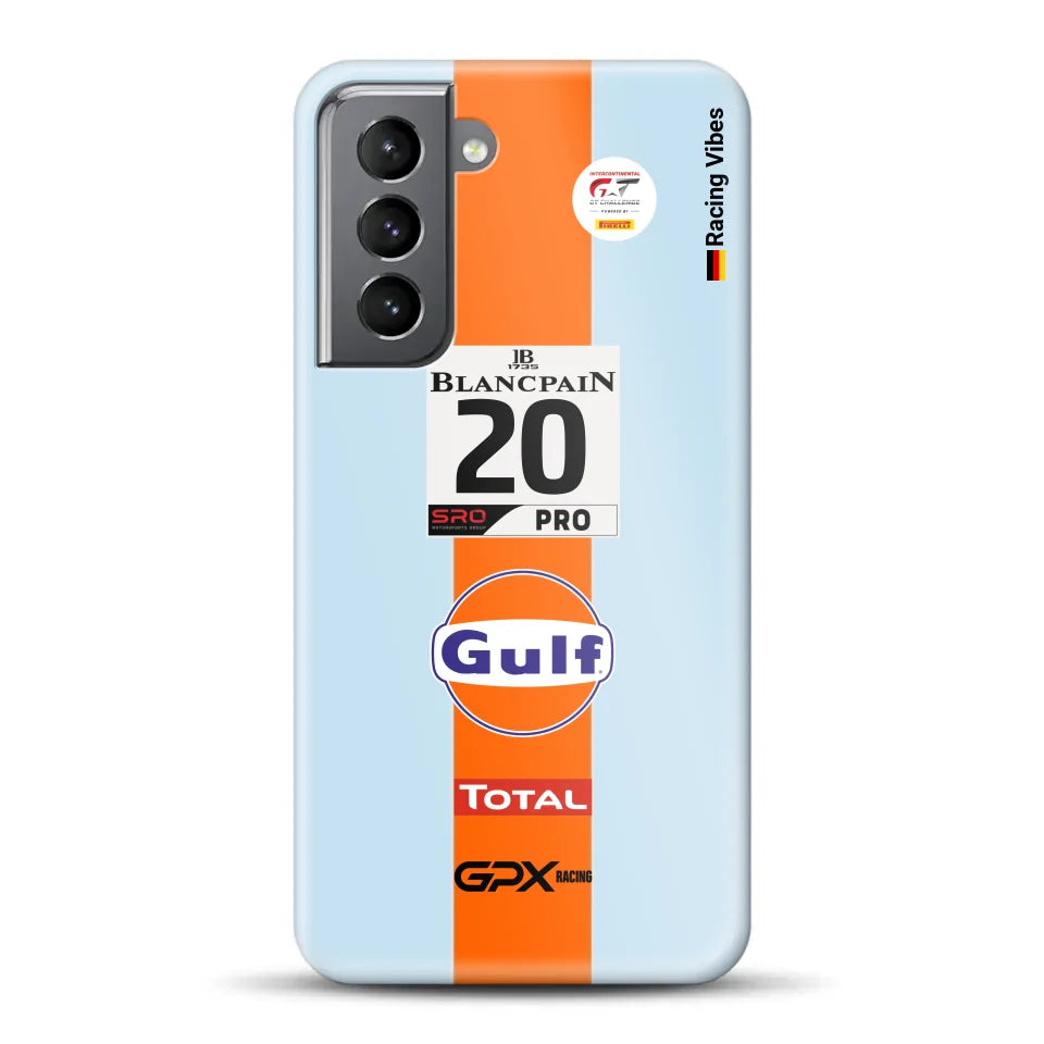 Gulf Porsche GT Livery - Customized hardcase cover for Samsung