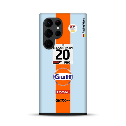 Gulf Porsche GT Livery – Personnalisé Premium Case pour Samsung