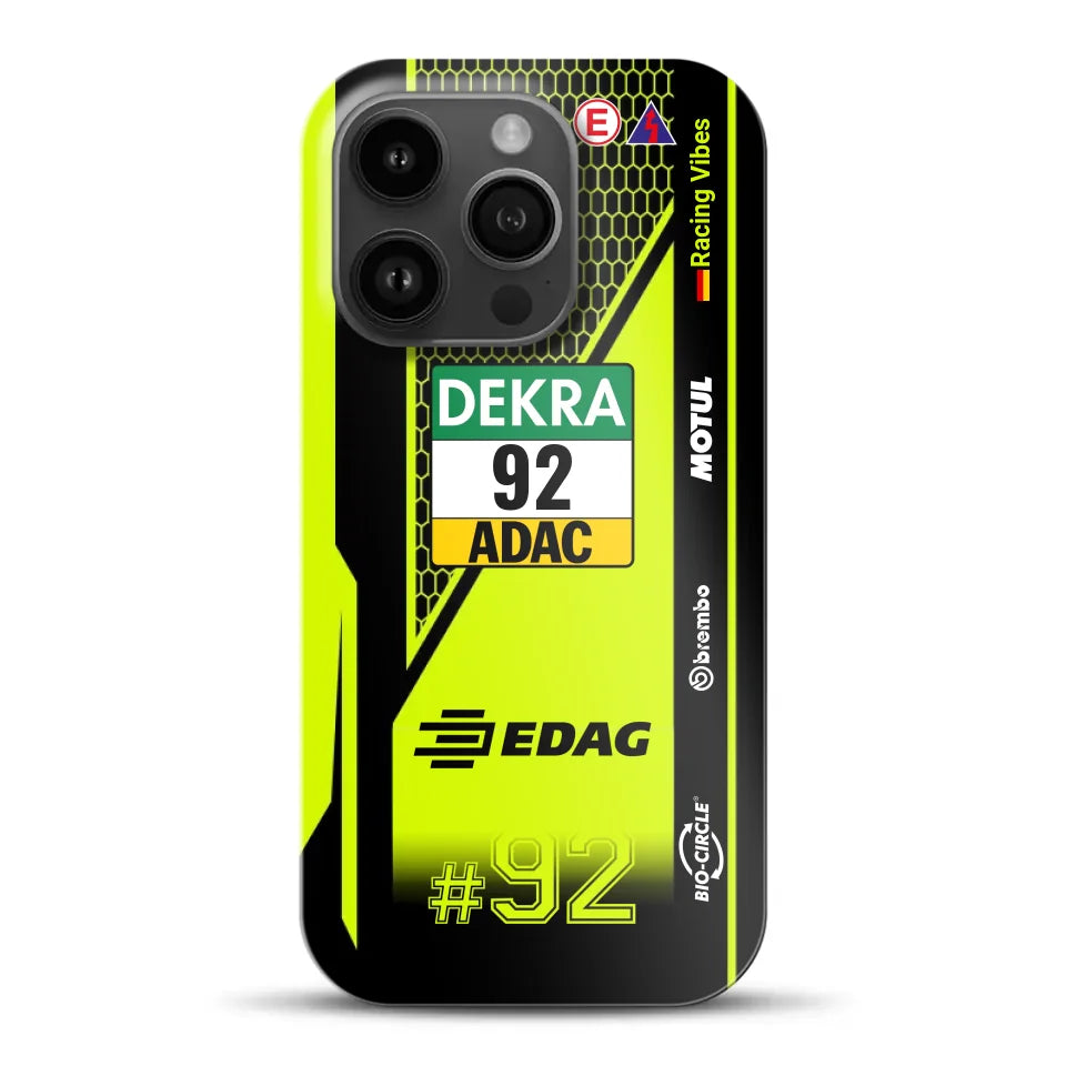 Huracán GT3 EVO2 #92 DTM Champion 2024 Livery - Customized Hardcase Cover for iPhone