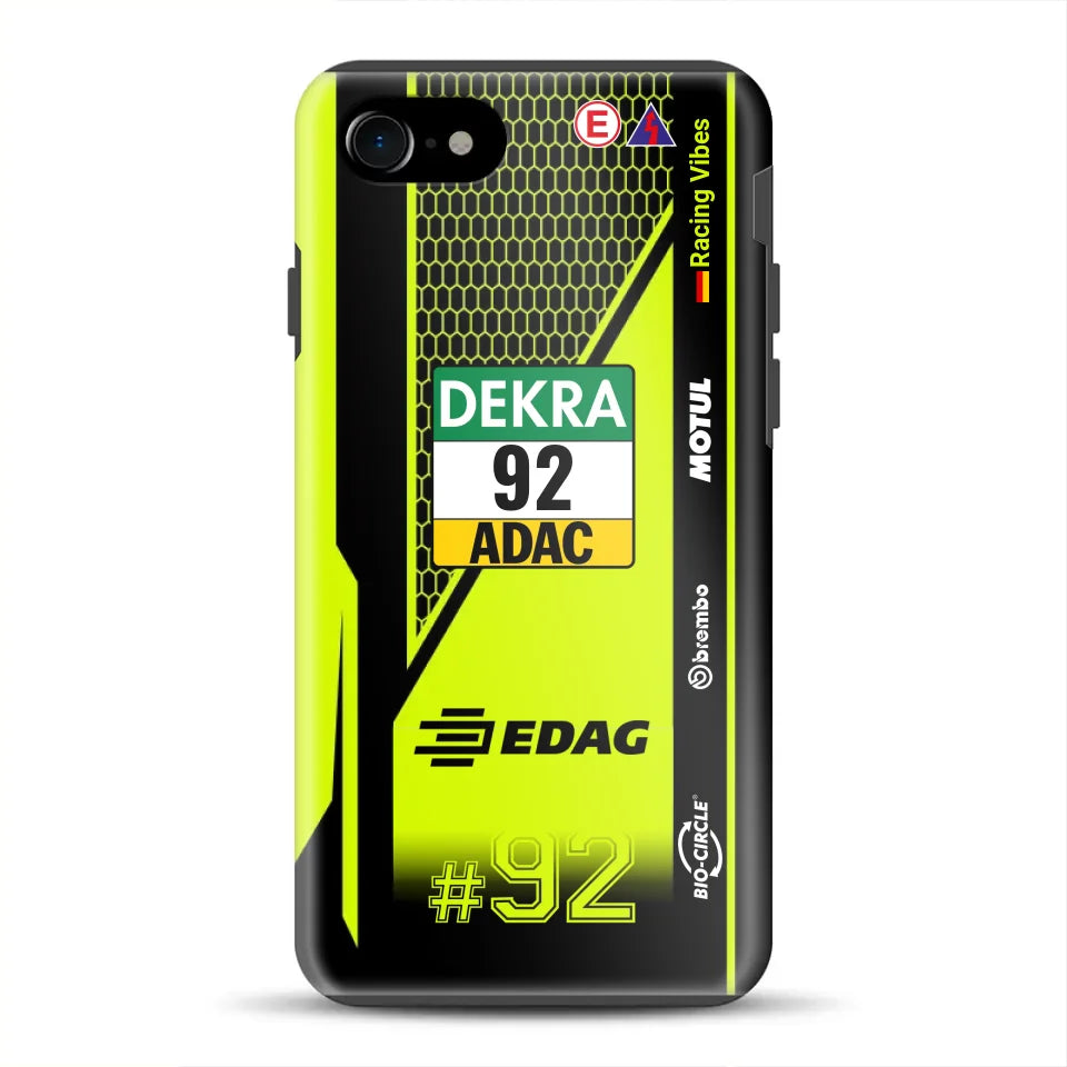 Huracán GT3 EVO2 #92 DTM Champion 2024 Livery - Customized Premium Case for iPhone