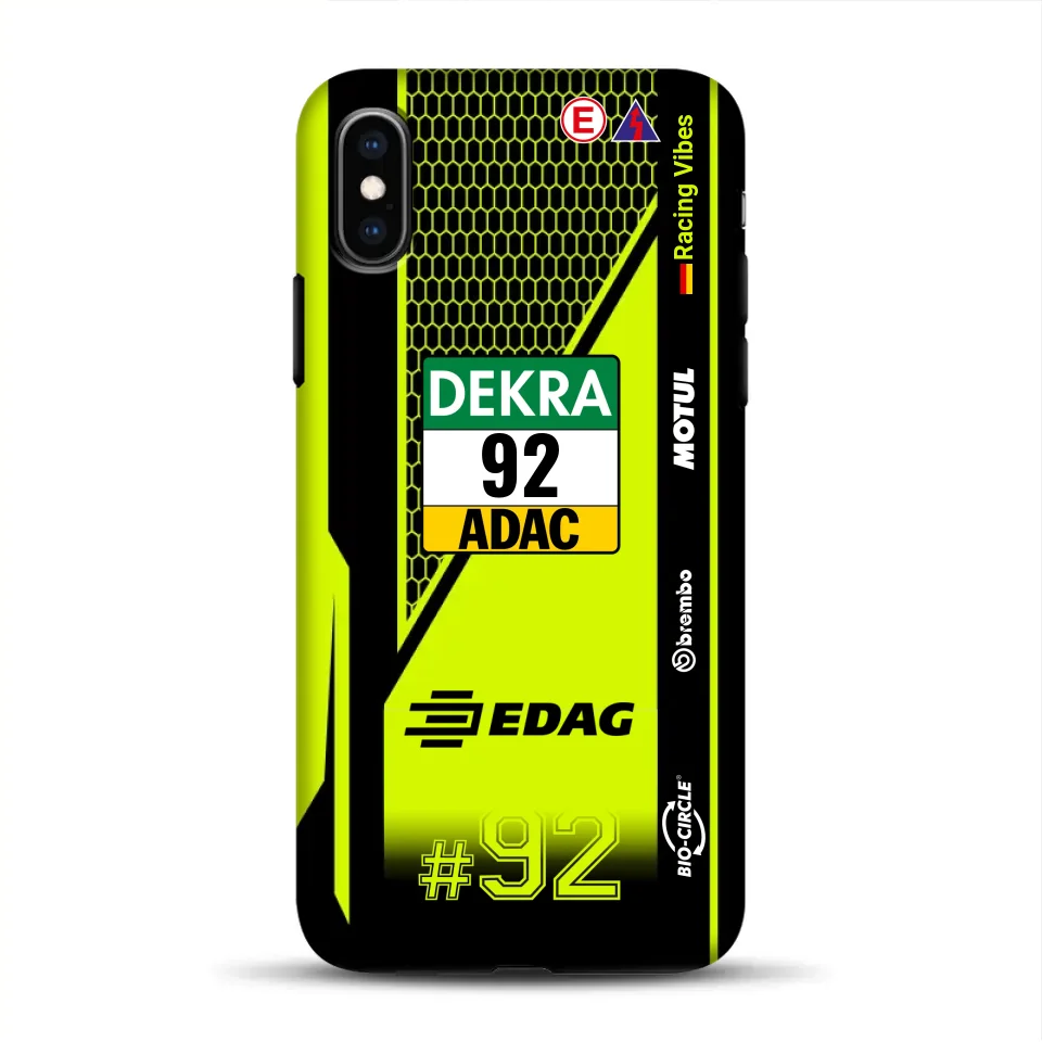 Huracán GT3 EVO2 #92 DTM Champion 2024 Livery - Customized Premium Case for iPhone