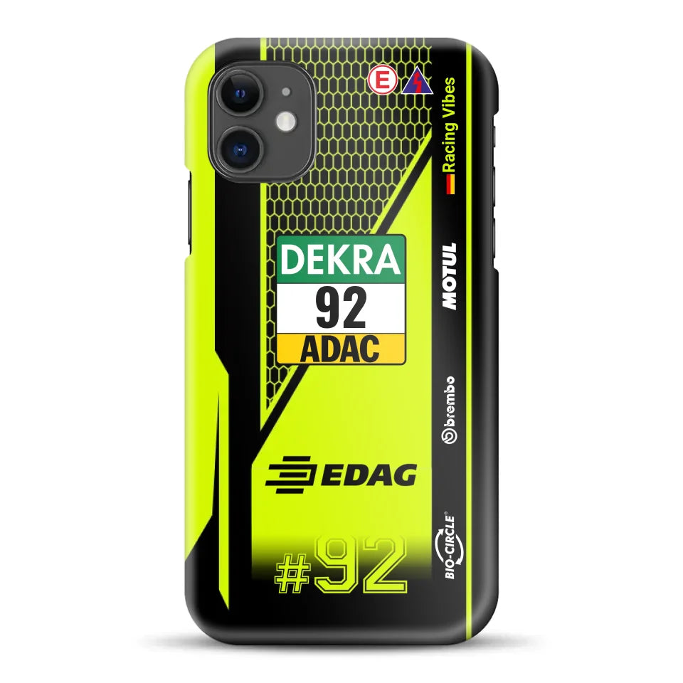 Huracán GT3 EVO2 #92 DTM Champion 2024 Livery - Customized Hardcase Cover for iPhone