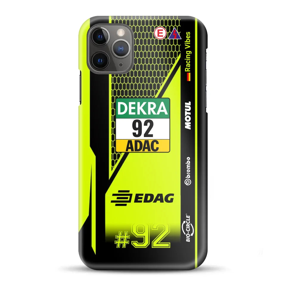 Huracán GT3 EVO2 #92 DTM Champion 2024 Livery - Customized Hardcase Cover for iPhone