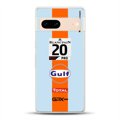 Gulf Porsche GT Livery - Custodia per cellulare personalizzata per Google