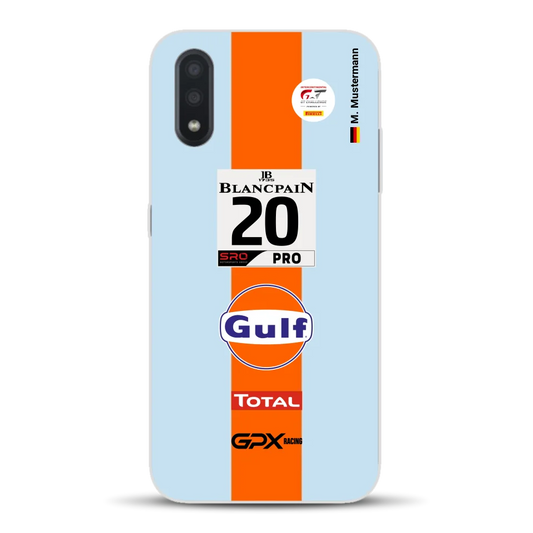 Gulf Porsche GT Livery - Individuelle Handyhülle für Samsung