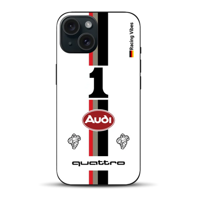Audi Quattro S1 E2 Pikes Peak Livery - Individuelle Handyhülle für iPhone