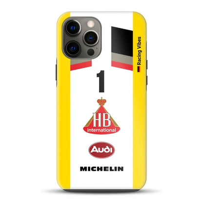 Audi Quattro S1 E2 Gruppe B Livery – Custodia premium personalizzata per iPhone