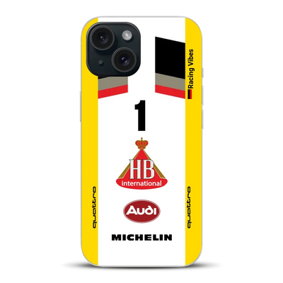Audi Quattro S1 E2 Gruppe B Livery - Custodia per cellulare personalizzata per iPhone