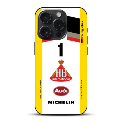 Audi Quattro S1 E2 Gruppe B Livery - Custodia per cellulare personalizzata per iPhone