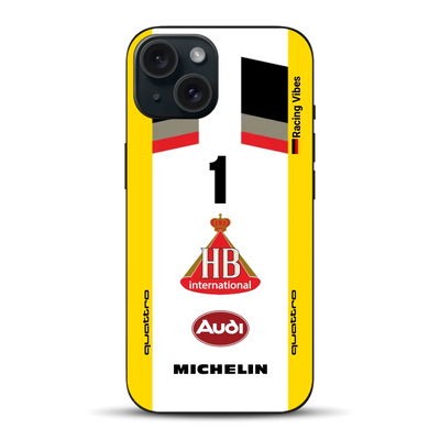 Audi Quattro S1 E2 Gruppe B Livery - Custodia per cellulare personalizzata per iPhone