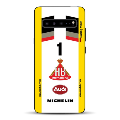 Audi Quattro S1 E2 Gruppe B Livery - Custodia per cellulare personalizzata per Samsung