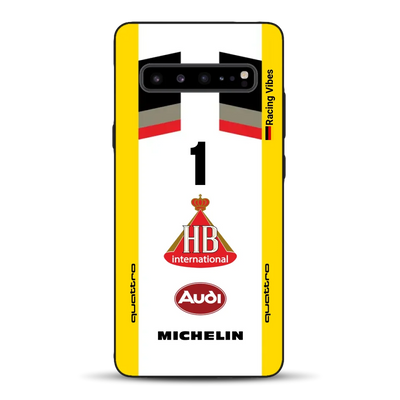Audi Quattro S1 E2 Gruppe B Livery - Custodia per cellulare personalizzata per Samsung