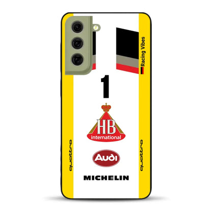 Audi Quattro S1 E2 Gruppe B Livery - Custodia per cellulare personalizzata per Samsung