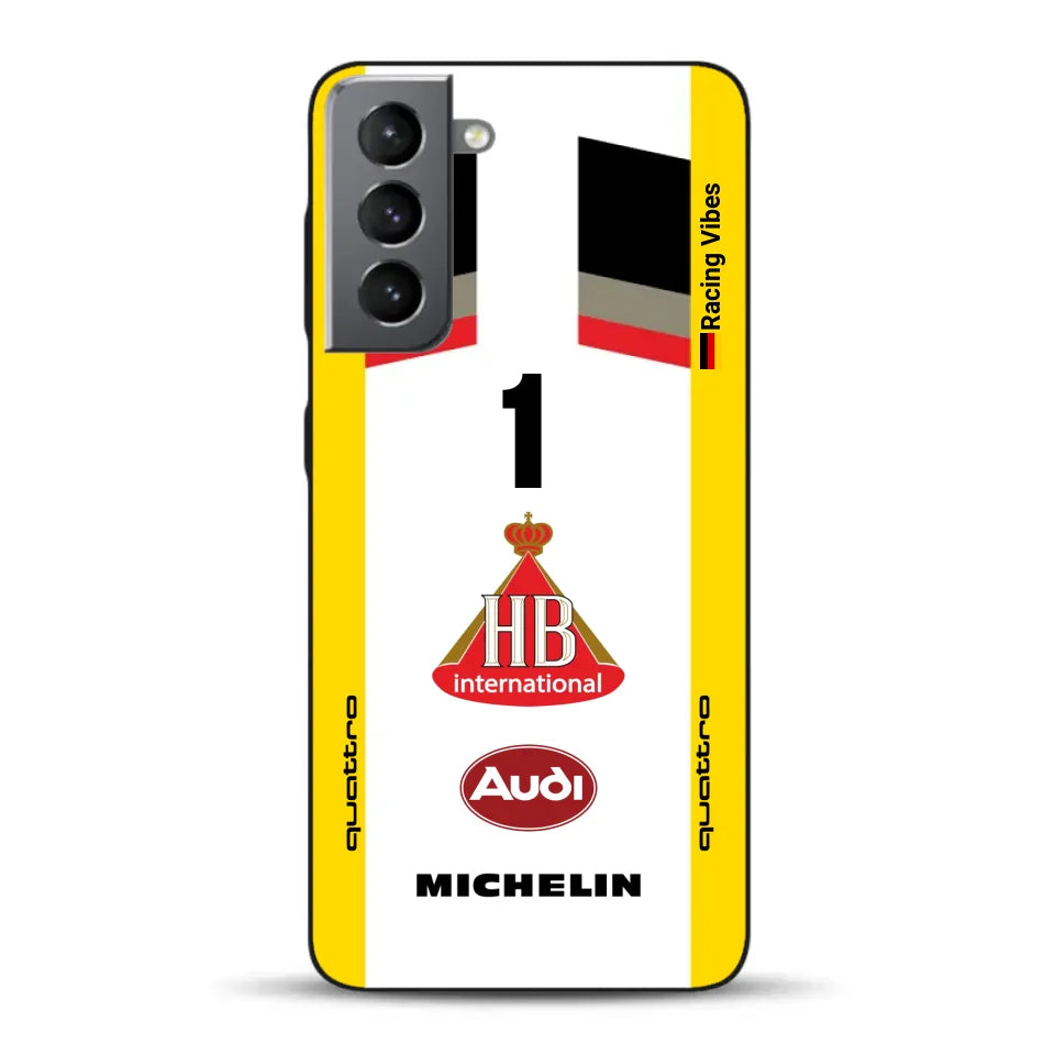 Audi Quattro S1 E2 Gruppe B Livery - Custodia per cellulare personalizzata per Samsung