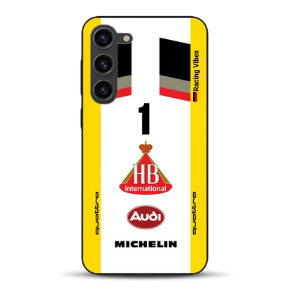 Audi Quattro S1 E2 Gruppe B Livery - Custodia per cellulare personalizzata per Samsung