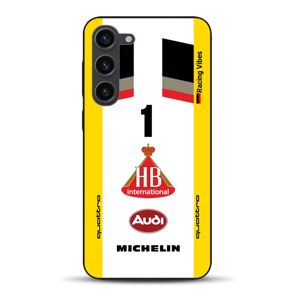 Audi Quattro S1 E2 Gruppe B Livery - Custodia per cellulare personalizzata per Samsung