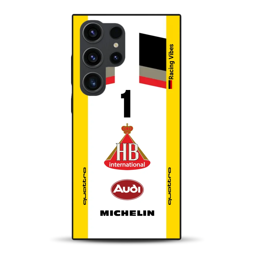 Audi Quattro S1 E2 Gruppe B Livery - Custodia per cellulare personalizzata per Samsung