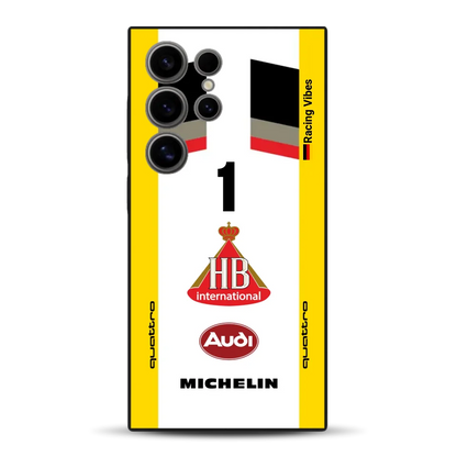 Audi Quattro S1 E2 Gruppe B Livery - Custodia per cellulare personalizzata per Samsung