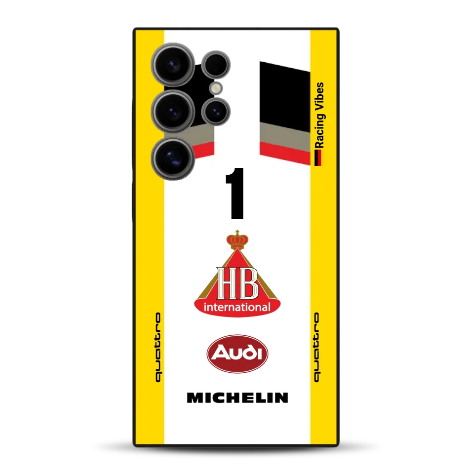 Audi Quattro S1 E2 Gruppe B Livery - Custodia per cellulare personalizzata per Samsung