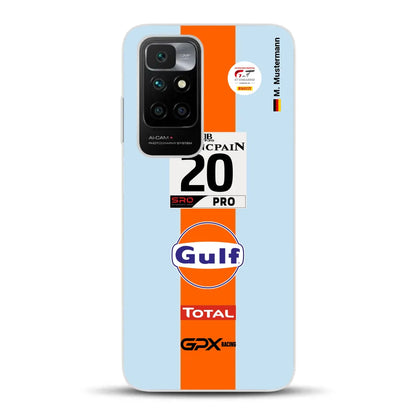 Gulf Porsche GT Livery - Custom phone case for Xiaomi