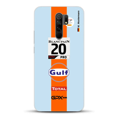 Gulf Porsche GT Livery - Custom phone case for Xiaomi