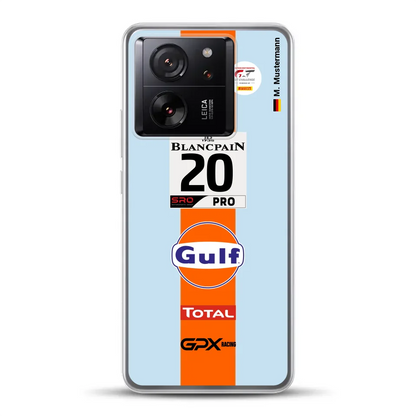 Gulf Porsche GT Livery - Custom phone case for Xiaomi