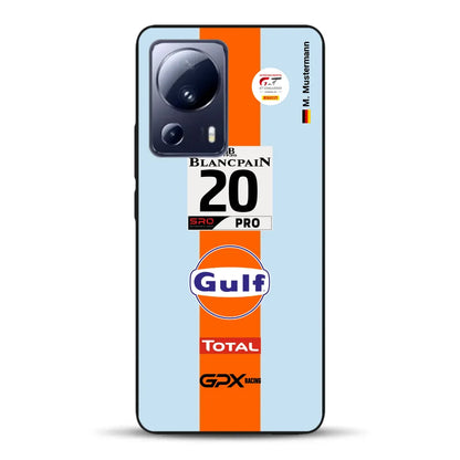 Gulf Porsche GT Livery - Custom phone case for Xiaomi