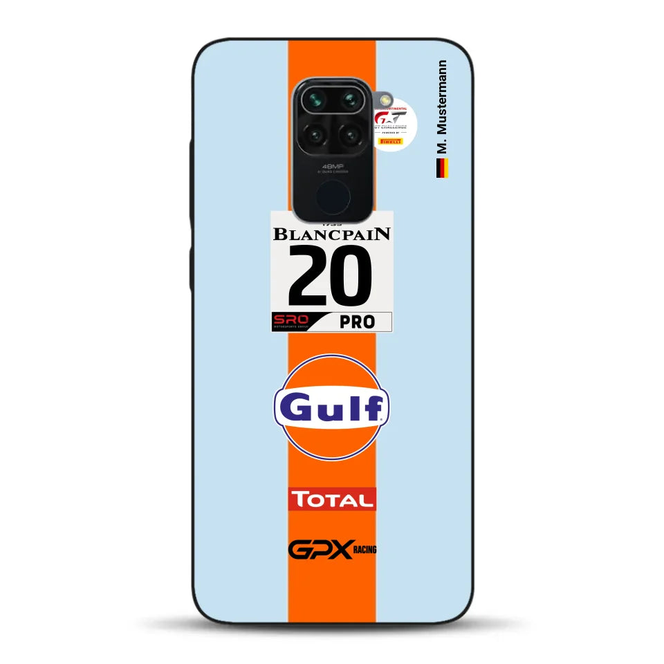 Gulf Porsche GT Livery - Custom phone case for Xiaomi