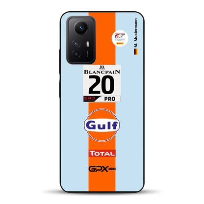 Gulf Porsche GT Livery - Custom phone case for Xiaomi