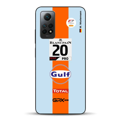 Gulf Porsche GT Livery - Custom phone case for Xiaomi
