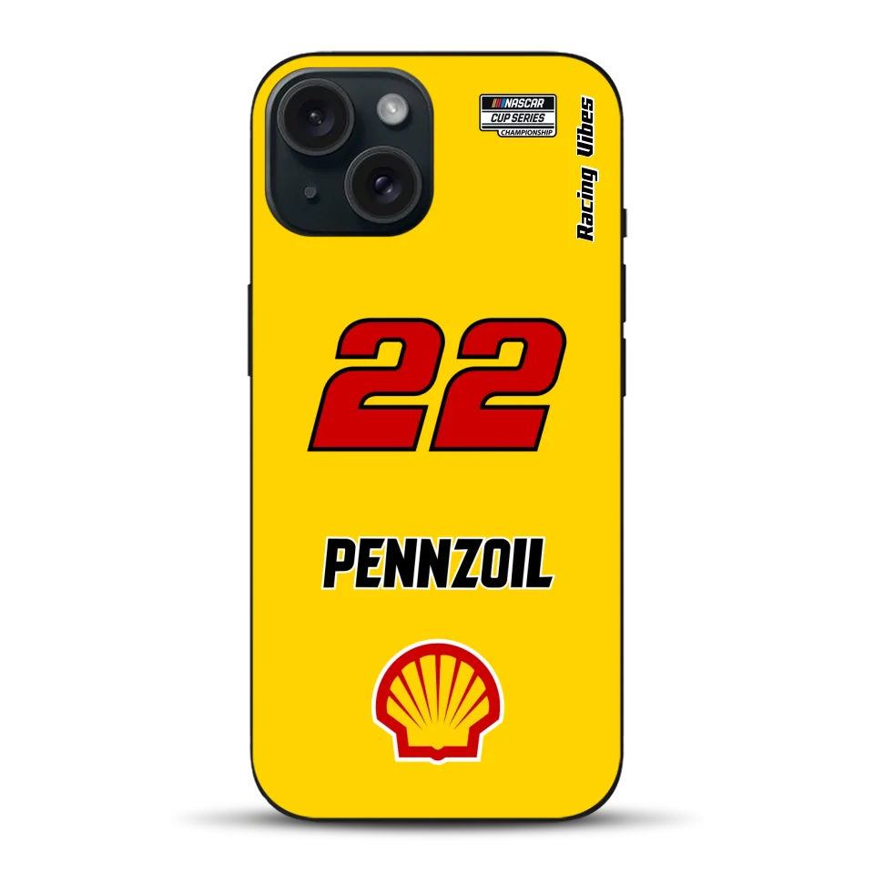 Nascar Joey Logano Champion 2024 Livery - Custodia per cellulare personalizzata per iPhone