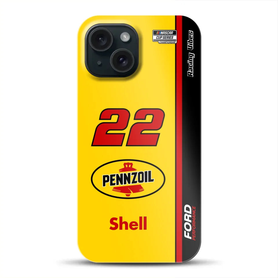 Nascar Joey Logano Champion 2024 Livery - Customized Premium Case for iPhone