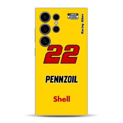 Nascar Joey Logano Champion 2024 Livery - Custodia per cellulare personalizzata per Samsung